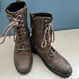 Harley-Davidson Brown Lace-Up Riding Boots